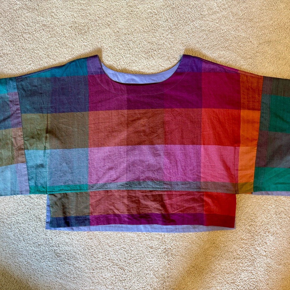 Rujuta Sheth Colorful Plaid Shirt